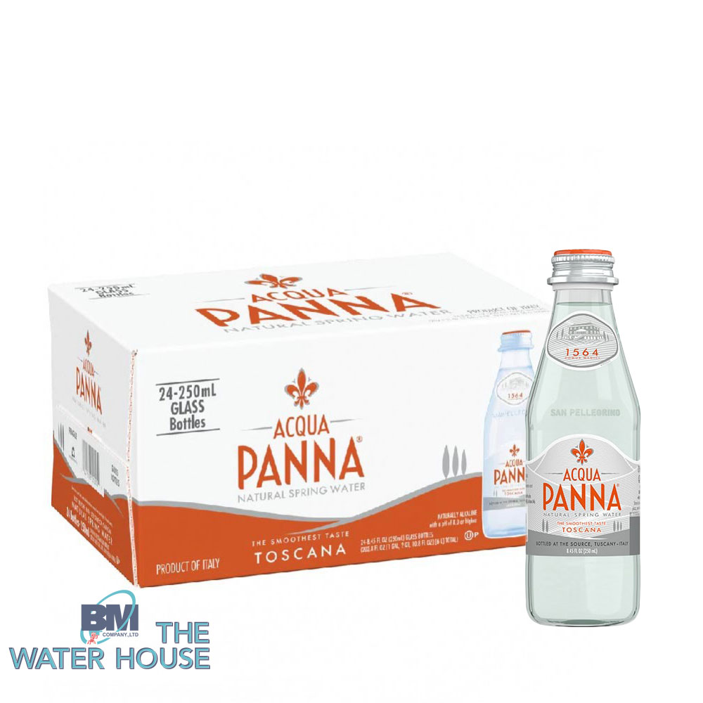 Acqua Panna 250ml chai thủy tinh (thùng / 24 chai) nước khoáng thiên nhiên