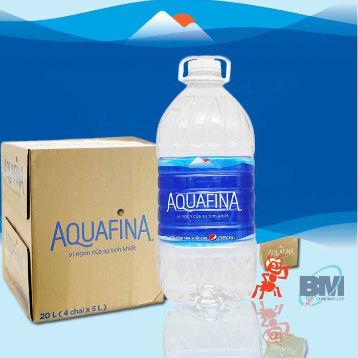 Bình nước Aquafina 5l, nước tinh khiết aquafina 5 lít giao hàng nhanh
