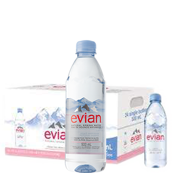 Nước khoáng Evian 500ml của Pháp (24 Chai / Thùng)