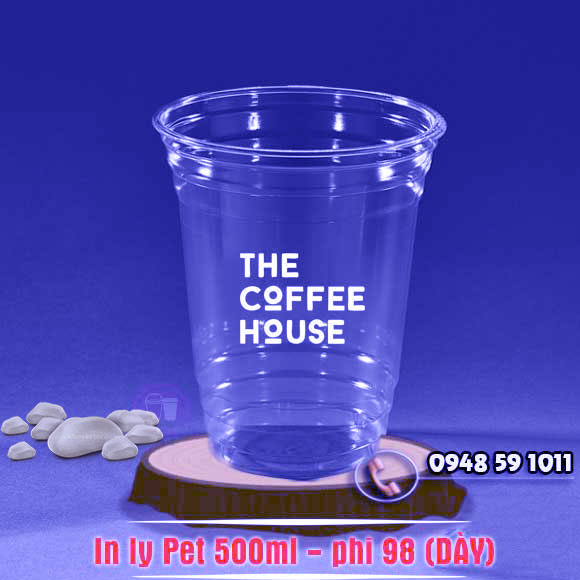 Ly nhựa Pet 500ml phi 98 (1000 cái / thùng), Cung cấp ly nhựa trà sữa
