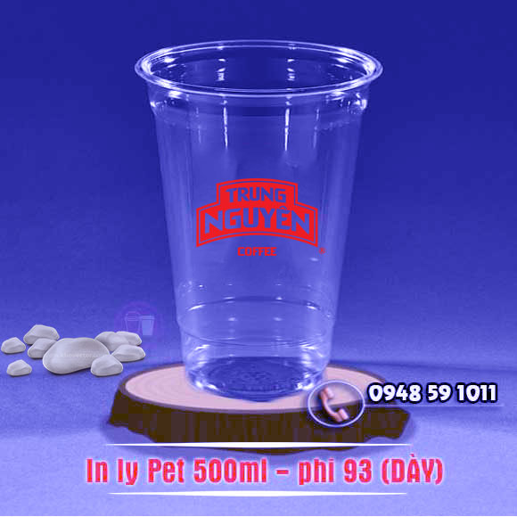 Ly nhựa Pet 500ml phi 93 (1000 cái / thùng), Cung cấp ly nhựa trà sữa