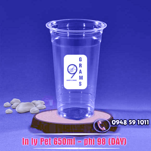 Ly nhựa Pet 650ml phi 93 (1000 cái / thùng), Địa chỉ bán ly nhựa trà sữa