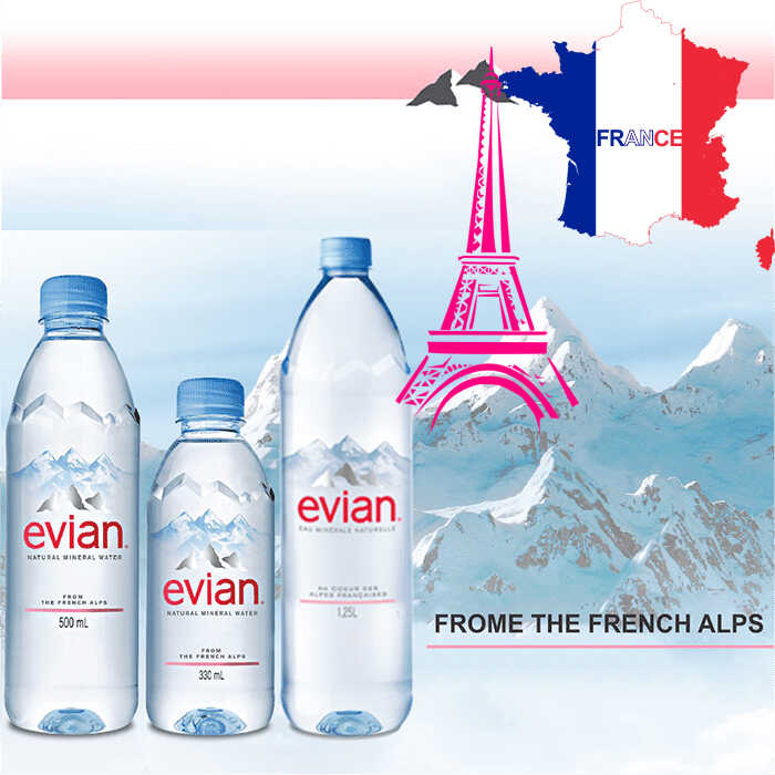 Nước uống đóng chai Evian