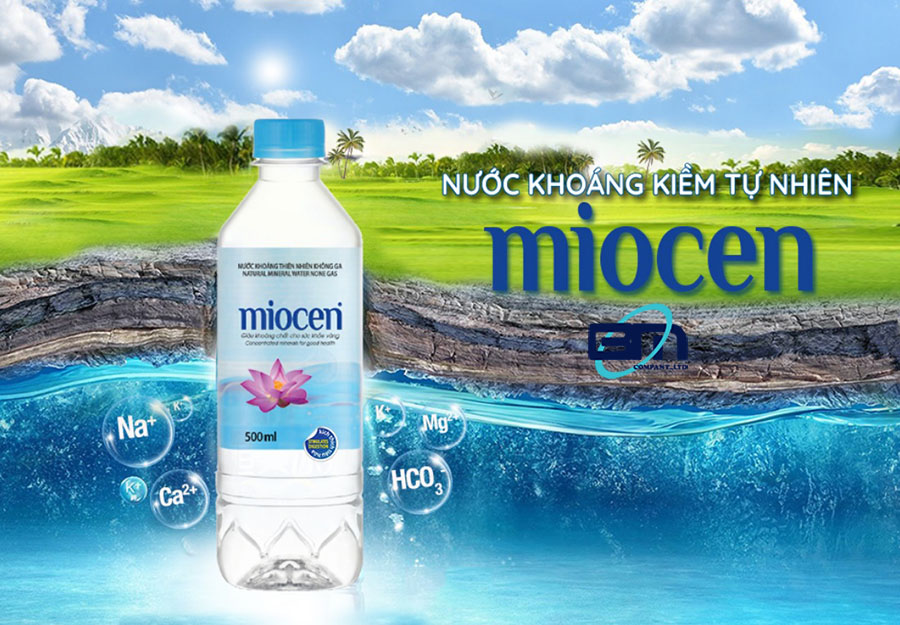 Thùng nước suối Miocen 1L
