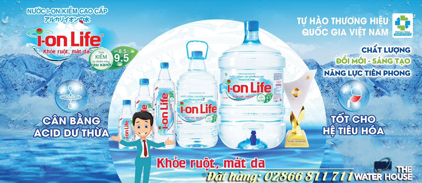 Nước uống đóng bình Ion Life