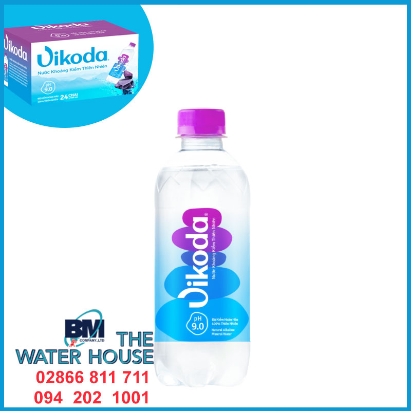 Nước suối Vikoda 350ml (24 chai/ Thùng), giao nhanh miễn phí