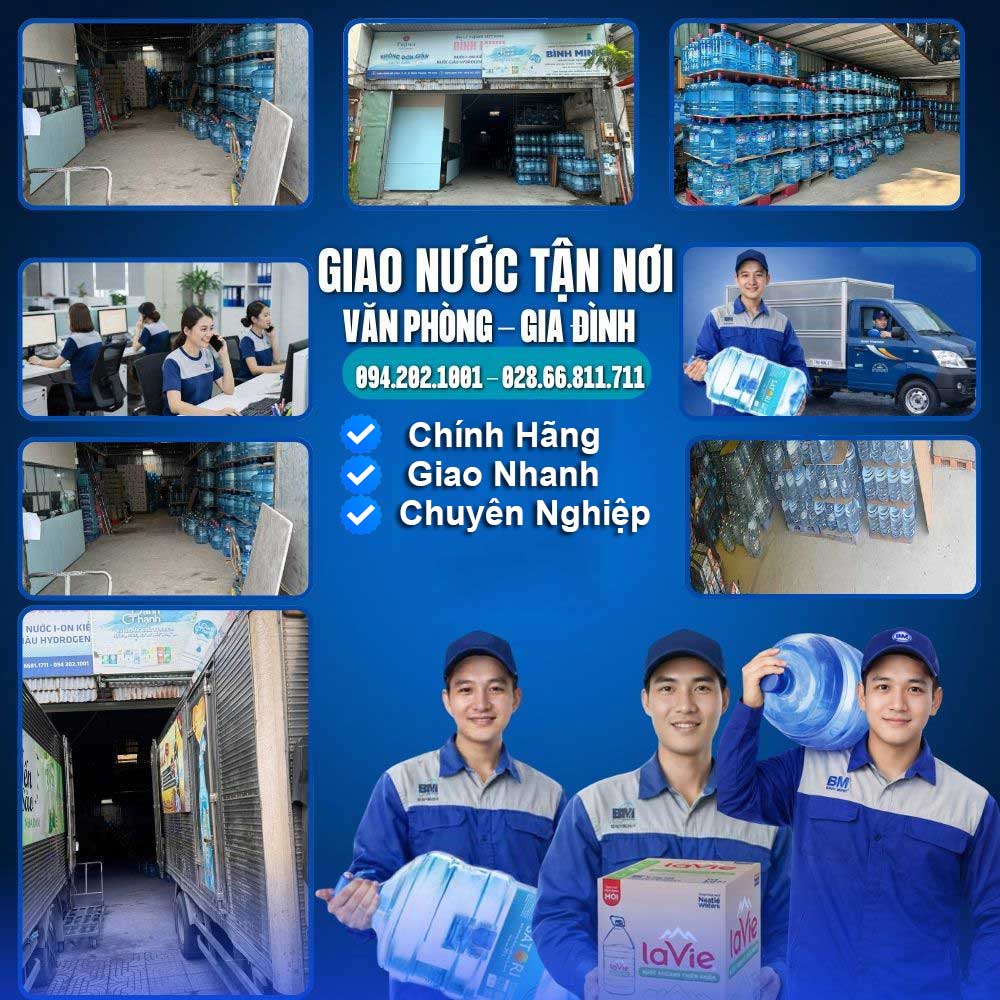 Giao nước uống đóng bình, nước uống đóng chai miễn phí tận nơi
