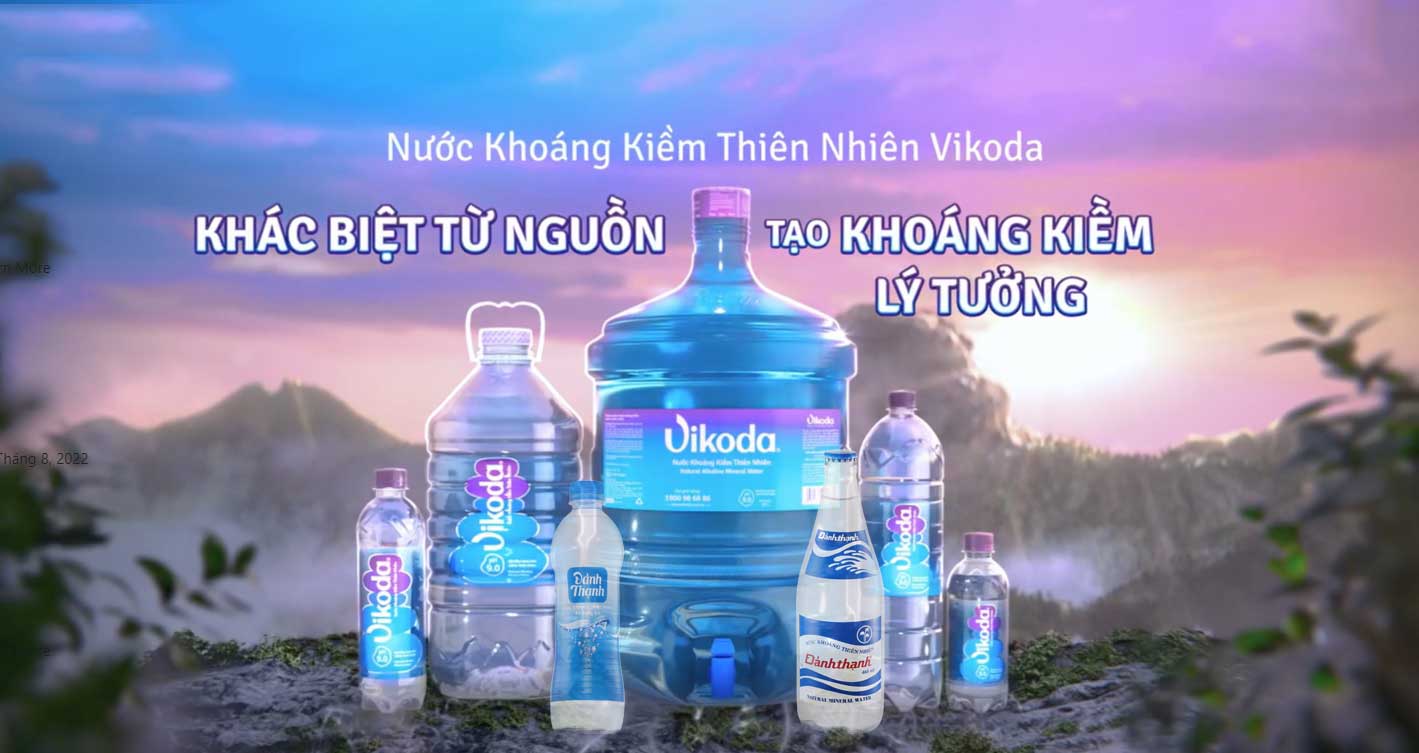 Sản phẩm Vikoda Đảnh Thạnh sản xuất bởi Công Ty Cổ Phần Nước Khoáng Khánh Hòa