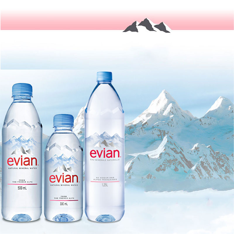 Nước suối Evian cao cấp, Đại lý phân phối nước khoáng Evian