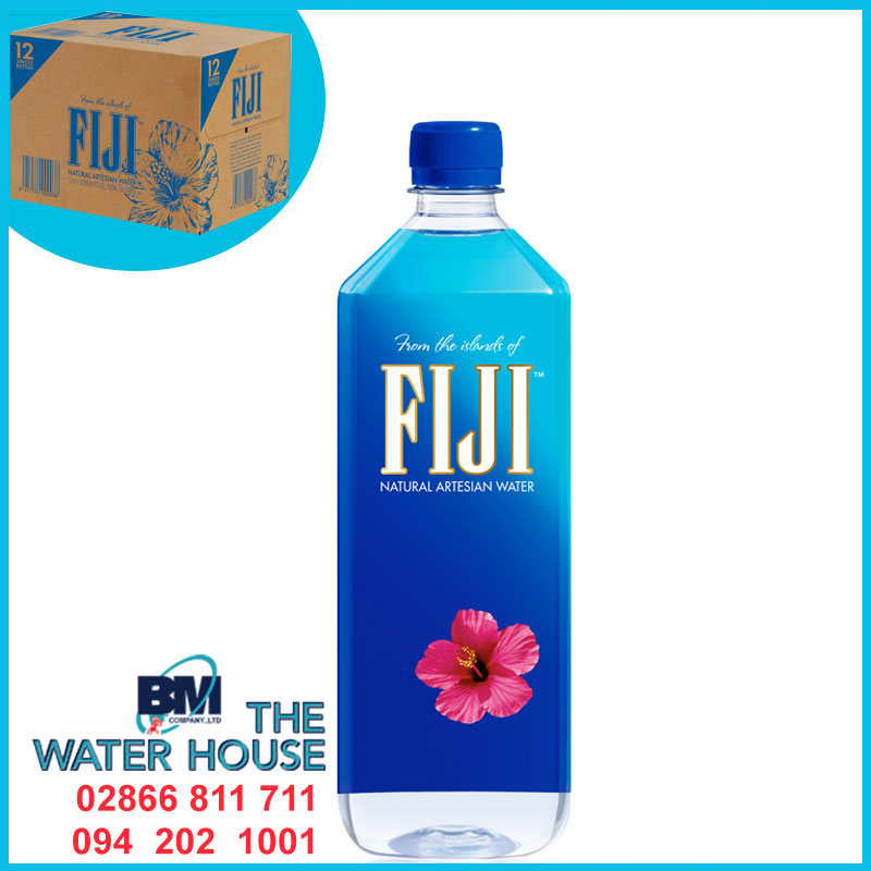 Thùng Fiji chai 1L (thùng 12 chai)