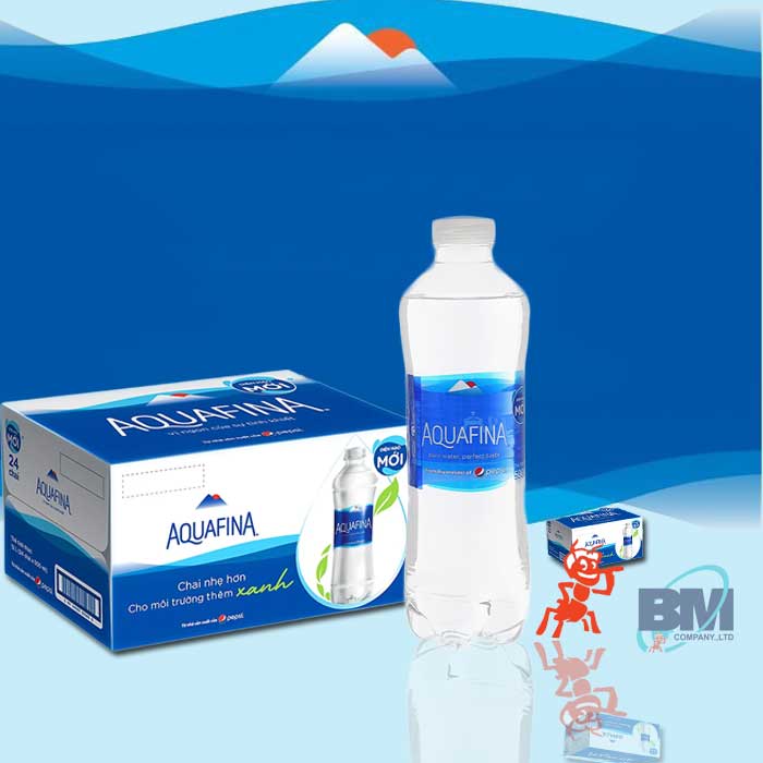 Thùng nước suối Aquafina 500ml (24 chai / Thùng) miễn phí giao hàng