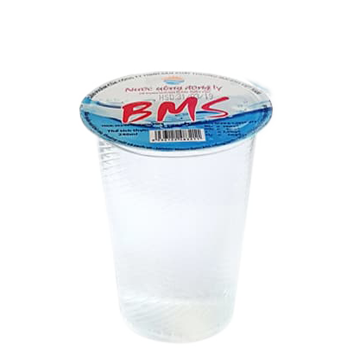 Nước uống đóng ly BMS 240ml (48 ly / Thùng), Nước suối ly BMS