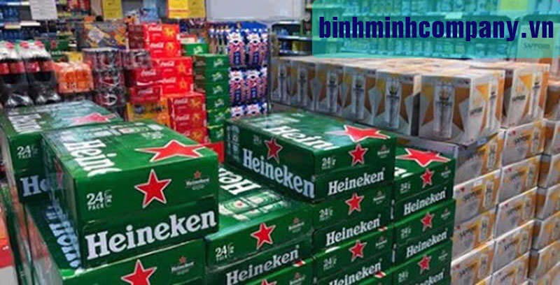 Tổng đại lý bia nước ngọt Tphcm, Heineken, Tiger, Sài Gòn, Coca