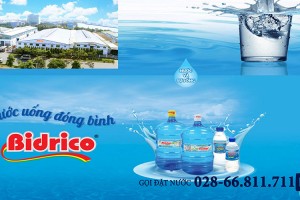 Nước uống bình Bidrico 20l - Đổi nước Bidrico, giao nhanh tận nhà