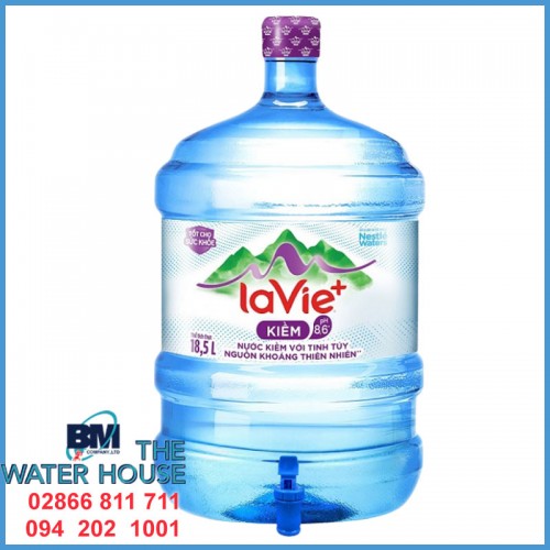 Nước khoáng kiềm LaVie bình 19L có vòi