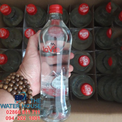 Thùng La Vie chai 460ml thủy tinh có ga (Thùng 20 chai)