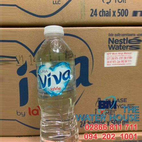 Thùng La Vie ViVa chai 500ml tinh khiết (Thùng 24 chai)