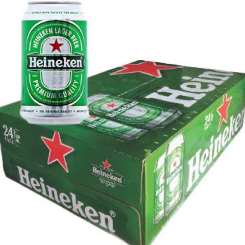 Bia Heineken lon 330ml (Thùng 24 lon)