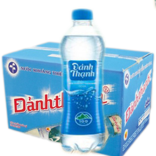 Đảnh Thạnh nước khoáng chai nhựa có ga vị lạt (24 chai/ Thùng)