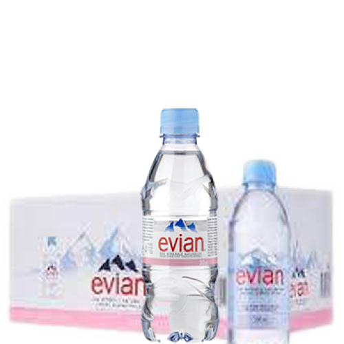 Nước khoáng Evian 330ml của Pháp (Thùng / 24 chai)