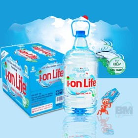 NƯỚC ION LIFE 4.5l (4 chai / Thùng) miễn phí giao hàng nhanh