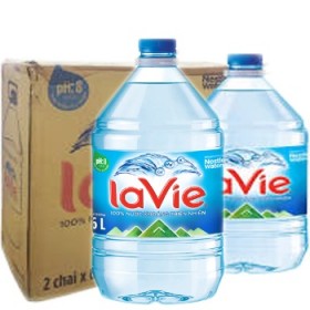 Nước khoáng LaVie 6L (5L) (Thùng 4 chai)