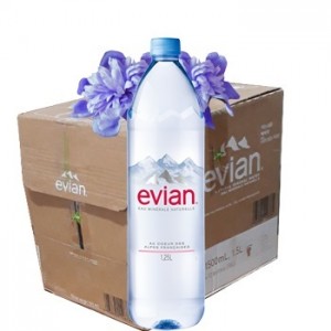 Nước khoáng Evian 1.5 l (1500ml Thùng / 12 chai) nhập từ Pháp
